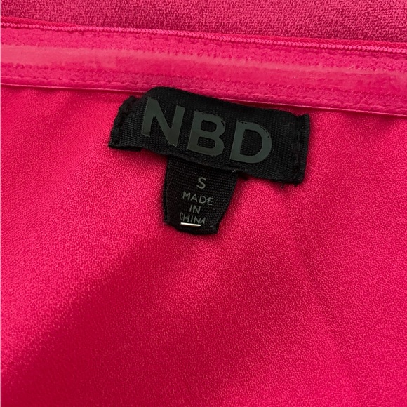 NBD Hot Pink Off Shoulder Maxi Dress - Picture 7 of 7